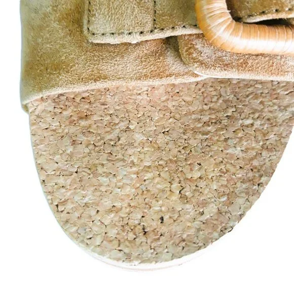 Veronica Beard Chessy Suede Slide Flatform Sandal 7M - Picture 5 of 11